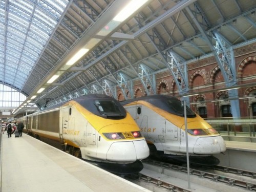 Eurostar tog til Paris