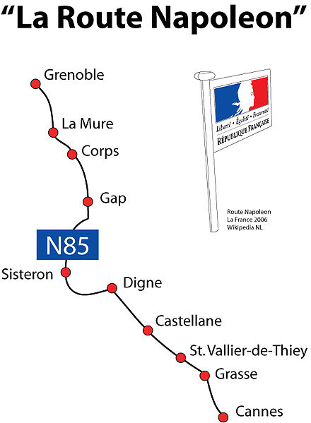 Route Napolen